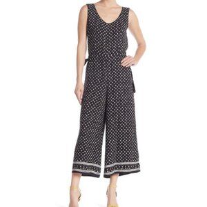 Max Studio Black Sleeveless Wide Leg Jumpsuit SZ XS